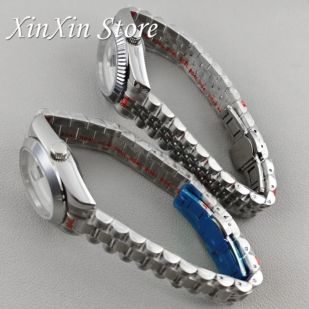 High quality 31mm NH05 Watch Case For Girl Woman Datejust Watch Accessories For NH05 NH06 Movement 24.5mm Dial Jubilee Band image 4