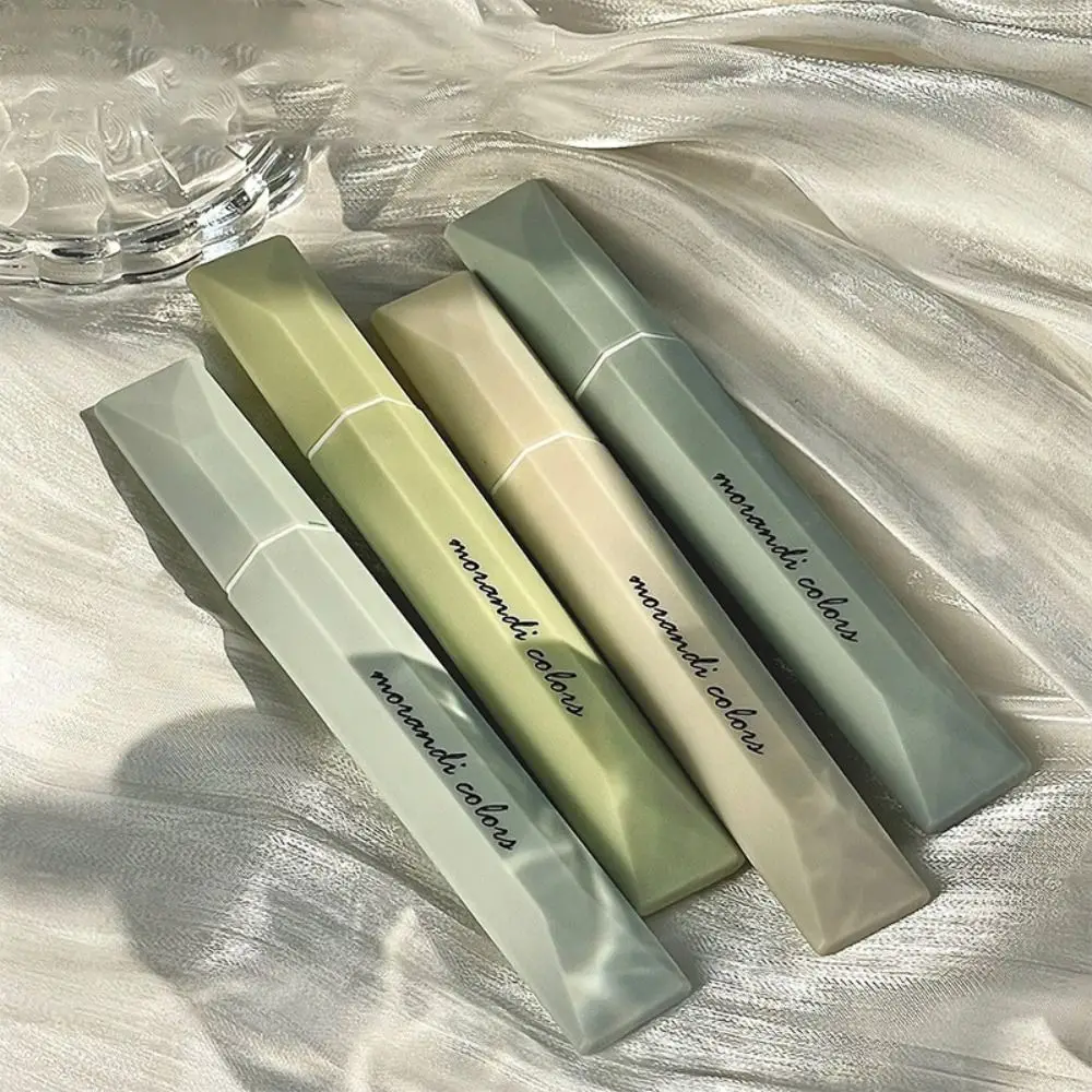 4pcs/Set Kawaii Gradient Highlighter Pens Macaron Color Eye Protection Fluorescent Marker Pen Large Capacity High Appearance