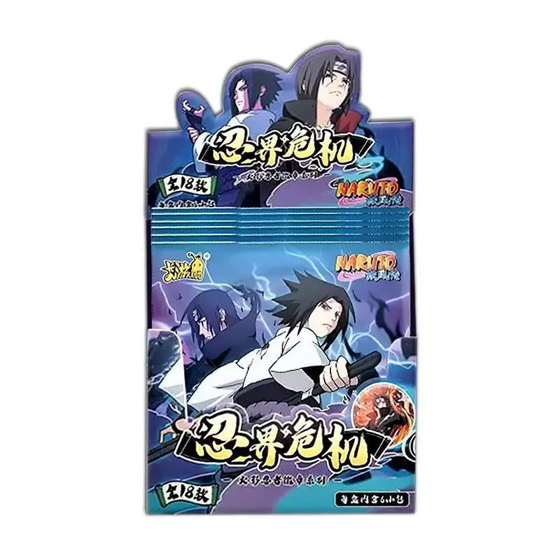 Nowość w oryginalnym pudełku 6 sztuk/zestaw Naruto postacie z kreskówek odznaka Ninja Crisis Uchiha Sasuke Itachi dekoracja prezent dla dzieci