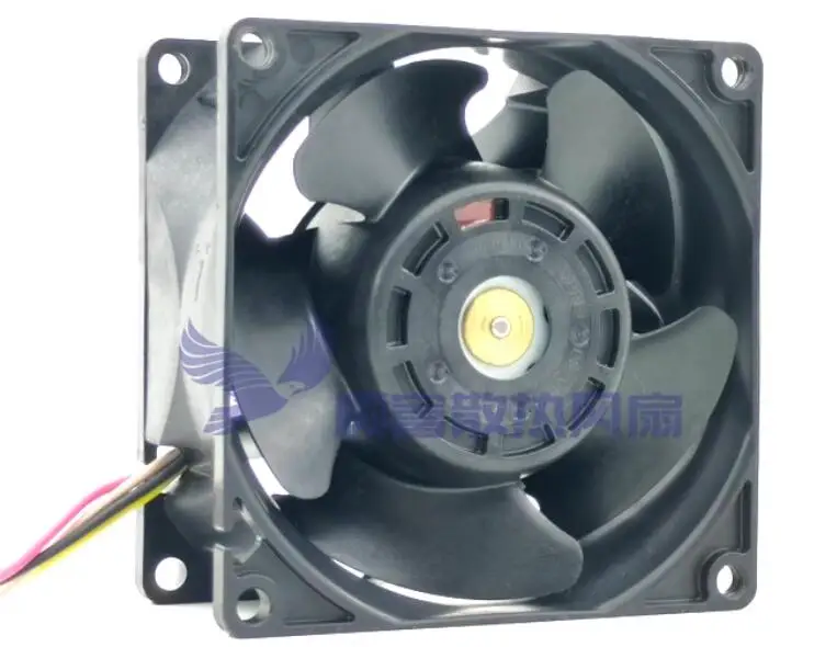 SANYO DENKI XF-65406 DC 12V 3.5A 80x80x38mm 4-Wire Server Cooling Fan