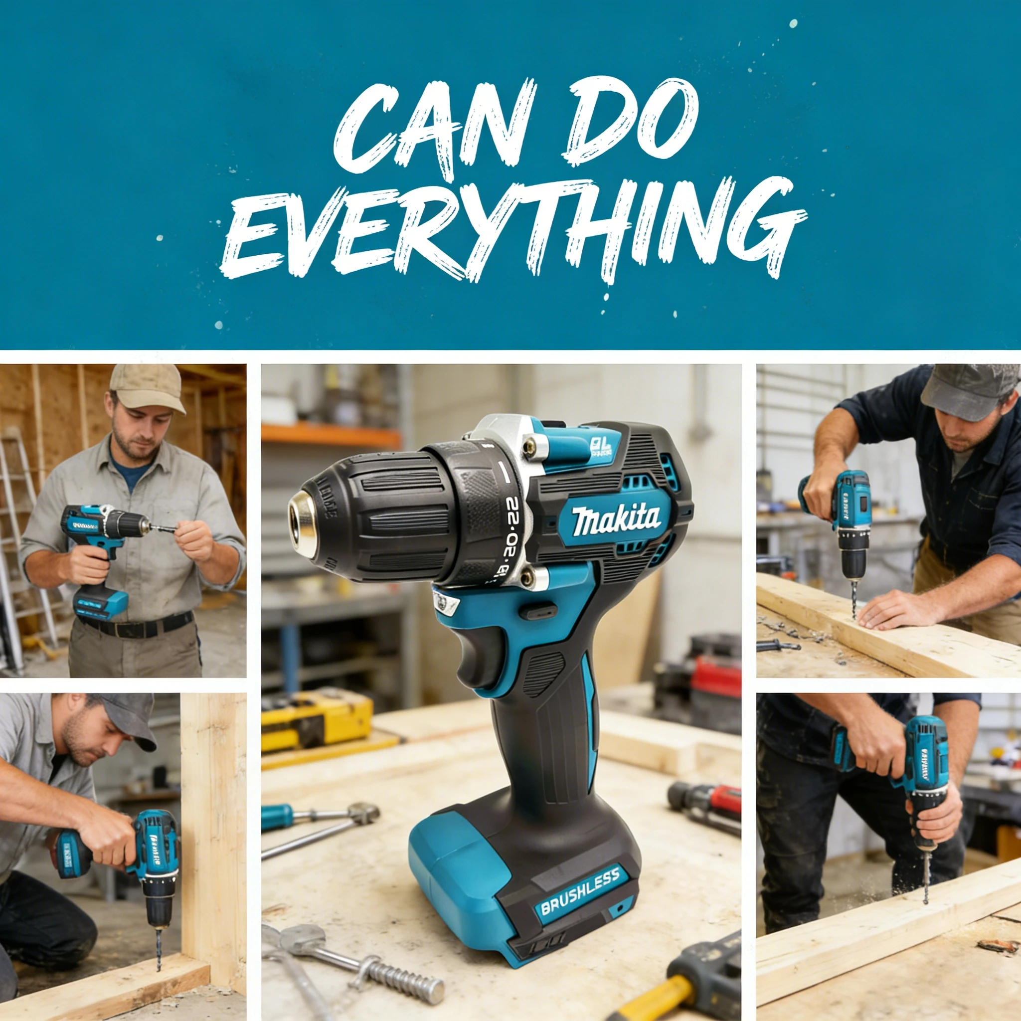 Makita DDF487 18V Brushless Rechargeable Impact Driver Drill | 10mm High Torque Hand Drill, Efficient Fastening & Drilling Tool