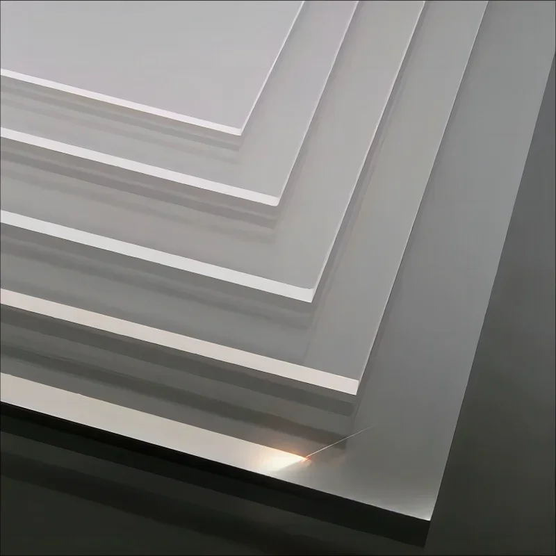 2PCS Transparent acrylic blanks plexiglass cut die plate  plastic custom methacrylate sheet 3mm 4mm 5mm