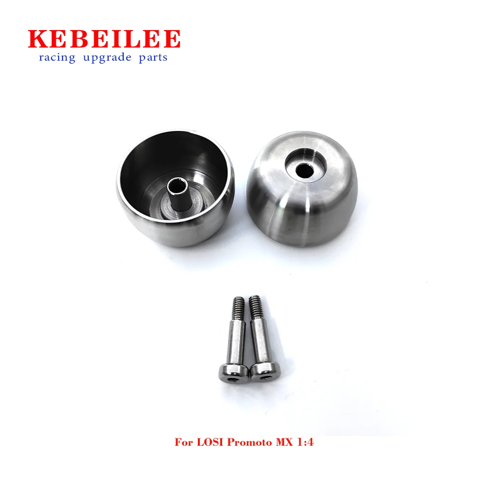 KEBEILEE CNC Stainless steel training wheel For LOSI Promoto MX Motorcycle 1:4 LOS264003