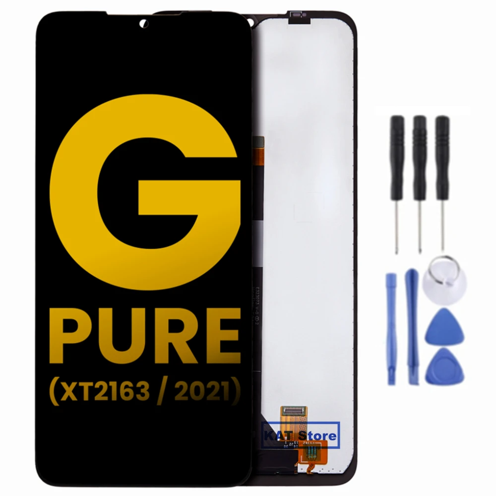 Compatible For Motorola Moto G Pure 2021 XT-2163-4 XT2163-4 LCD Touch Digitizer Screen Full Assembly Without Frame Replacement