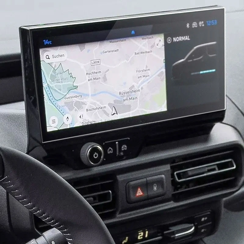 Protector de pantalla táctil de coche, vidrio templado para Peugeot Partner 2025, 10 pulgadas, navegación por infotación, accesorios Partner 2025
