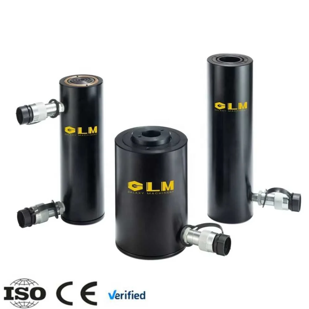 High Quality Aluminum Hollow Double Acting Enerpac Hydraulic Jack 30 Ton Capacity Hydraulic Cylinders