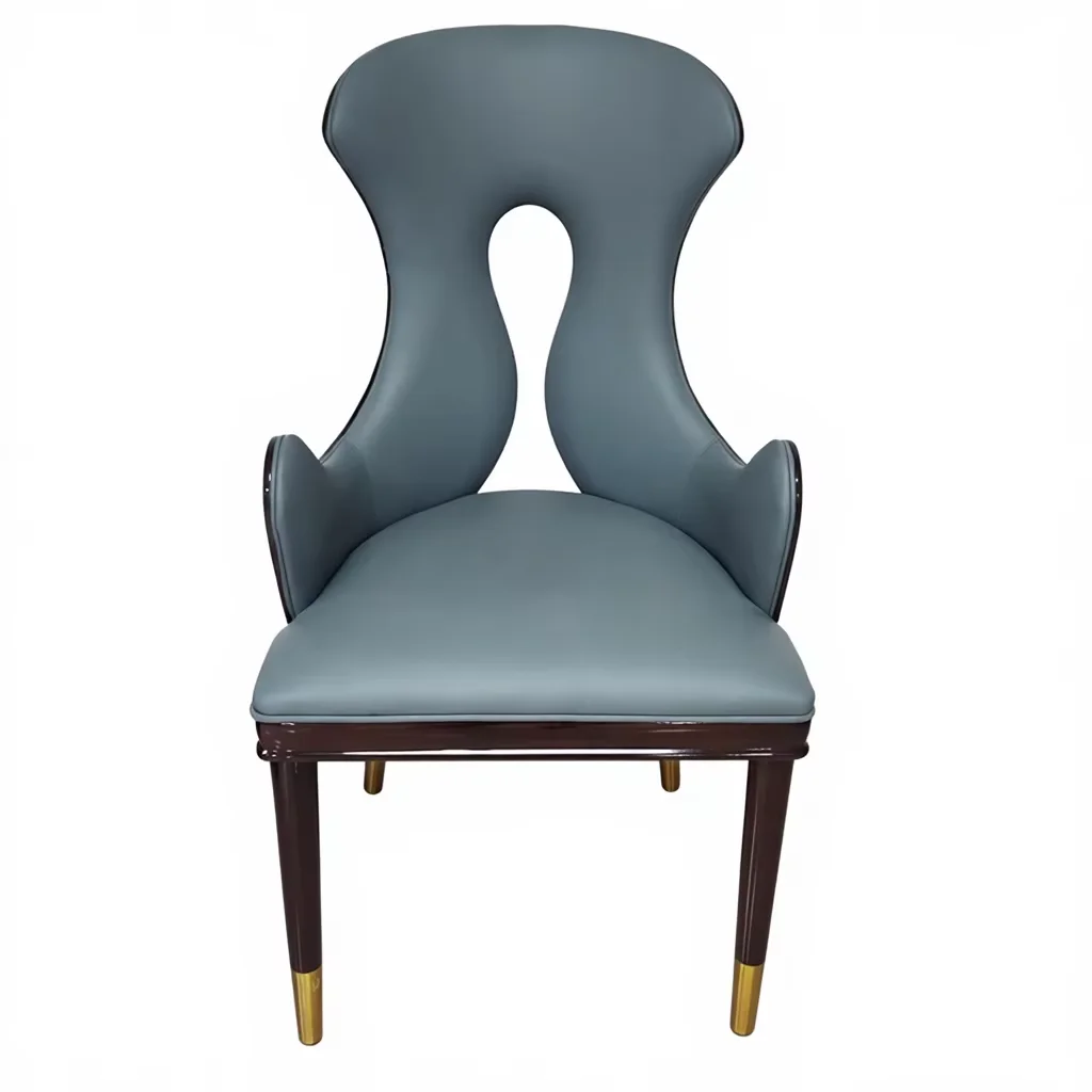 #Dining Room Living Room Nordic Creative Leisure Restaurant Stool Hotel Private Room Luxury Solid Wood Dining Chair