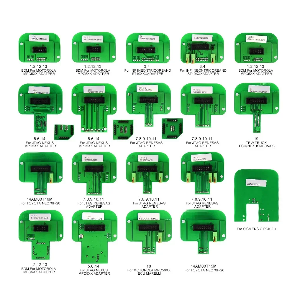 2024NEW LED BDM Frame for K-G/K-S LED BDM Frame with 22PCS Adapter Full Set OBDII ECU Progammer Frame with 4pc Probe Pens Tool