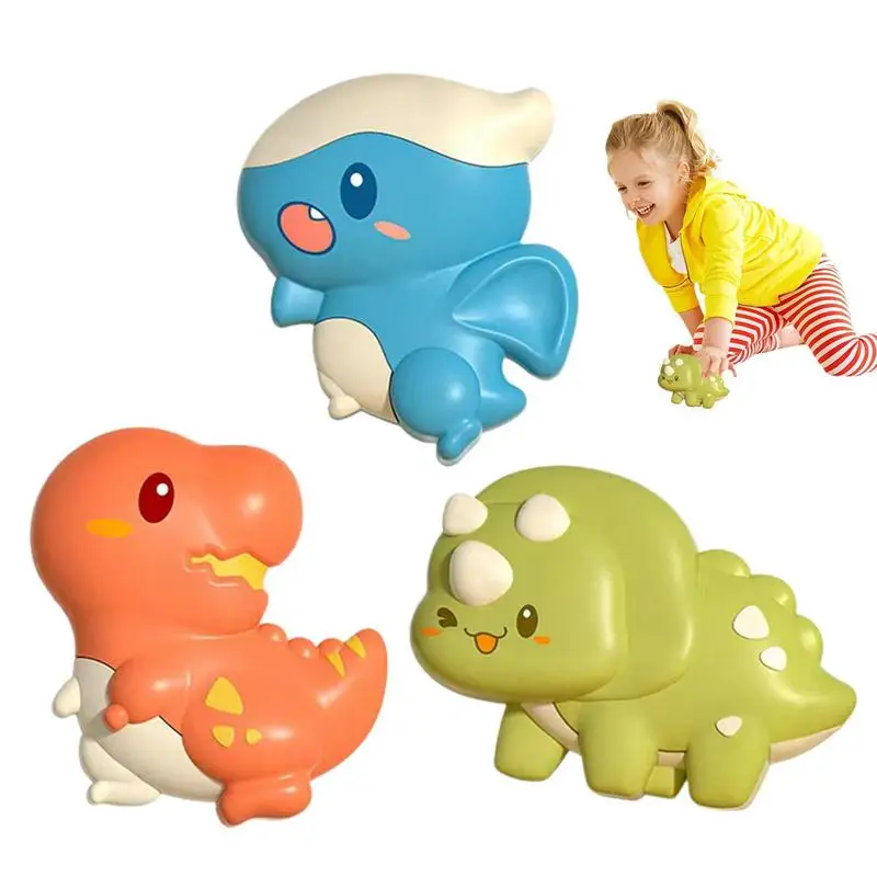 

Suction Cup Spinner Toys 3-pcs Dinosaur Baby Bath Spinner Toy With Suction Cup Strong Suction Cup Bath Toys Spinning Fidget Toy