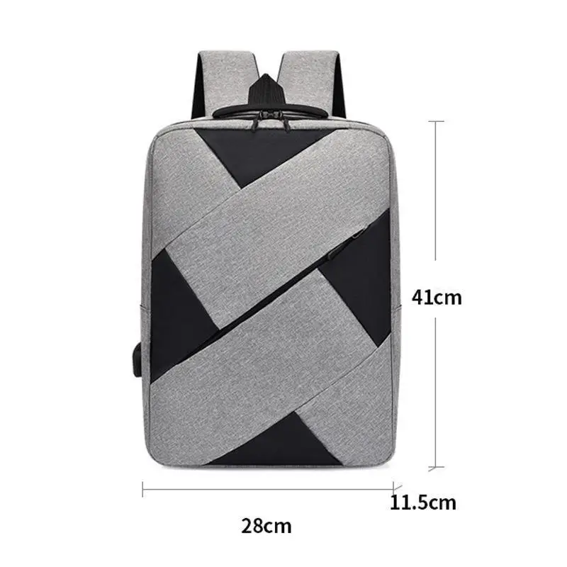 New Men\'s Backpack Fashion Leisure Computer Bag Korean Version Of Travel Bag Three-piece Set School Bags For Teenage Girls