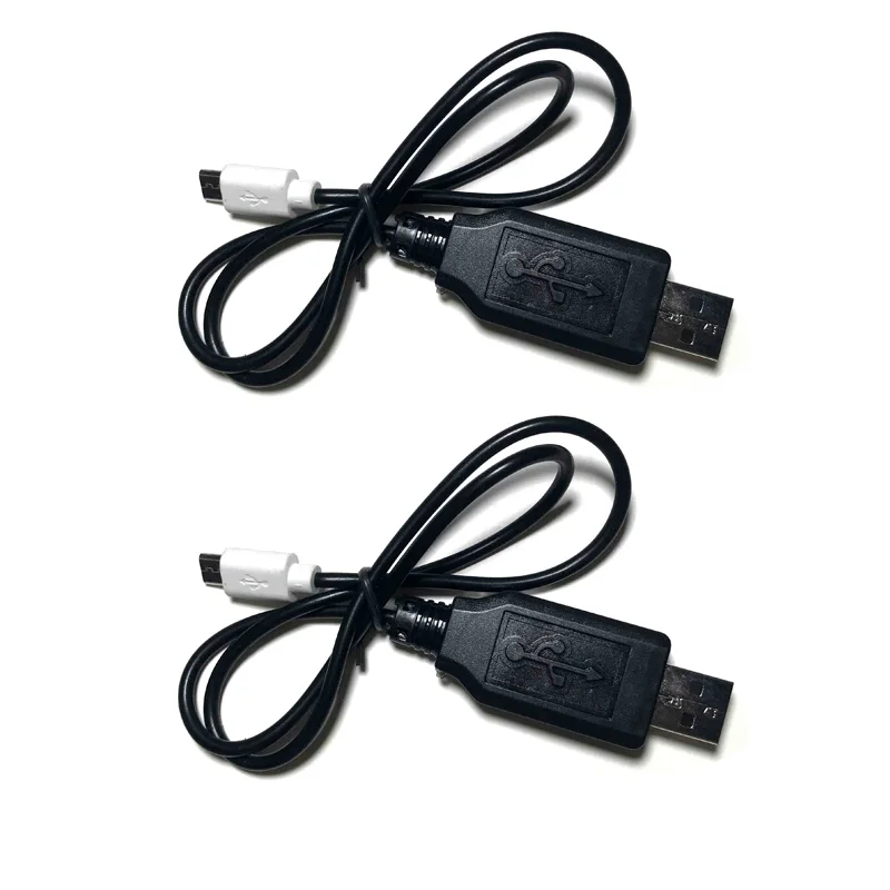 

2PCS USB Charger for 4DRC F4 Fast-F4 Drone Battery 7.4V 3500mAh Lipo Battery Charger USB Charging Cable 4D-F4 Accessory