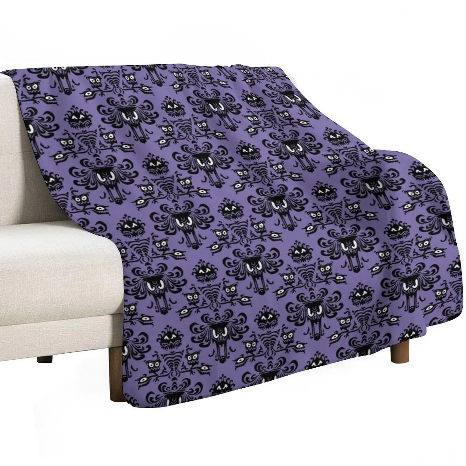 Haunted Mansion Wallpaper Throw Blanket for babies Bed covers warm winter Thin Blankets For Baby Picnic Blankets