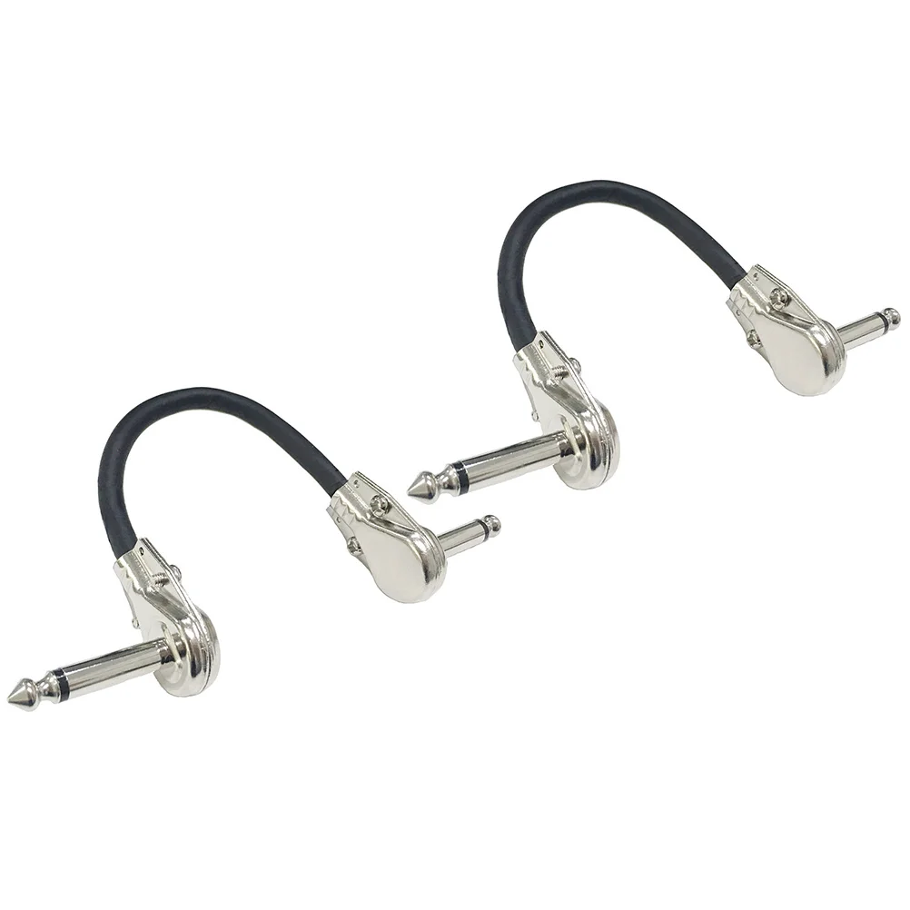 

2pcs Electric Guitar Effect Cables Patch Cable For Bass Audio Instrument Supply Replacement Effector Pedal Cord Guitar Parts