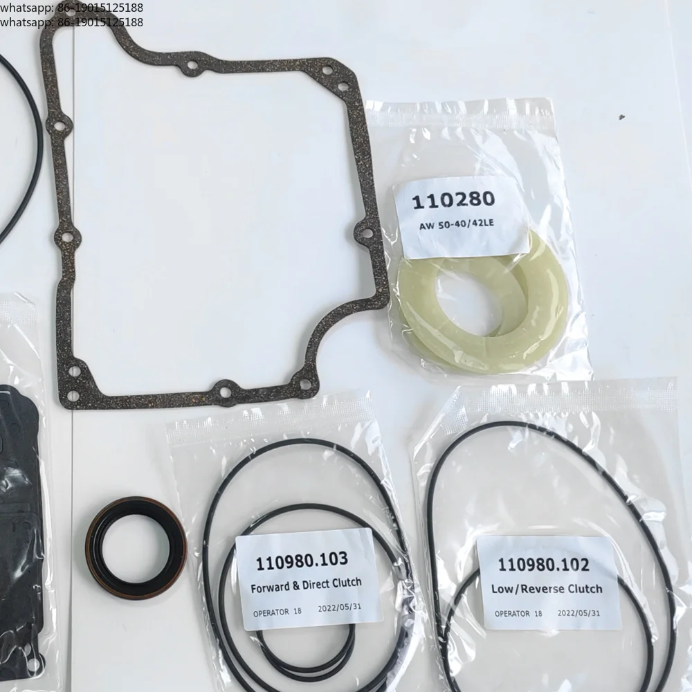 AW50-40LE/LN transmission maintenance and overhaul kit with gasket seals
