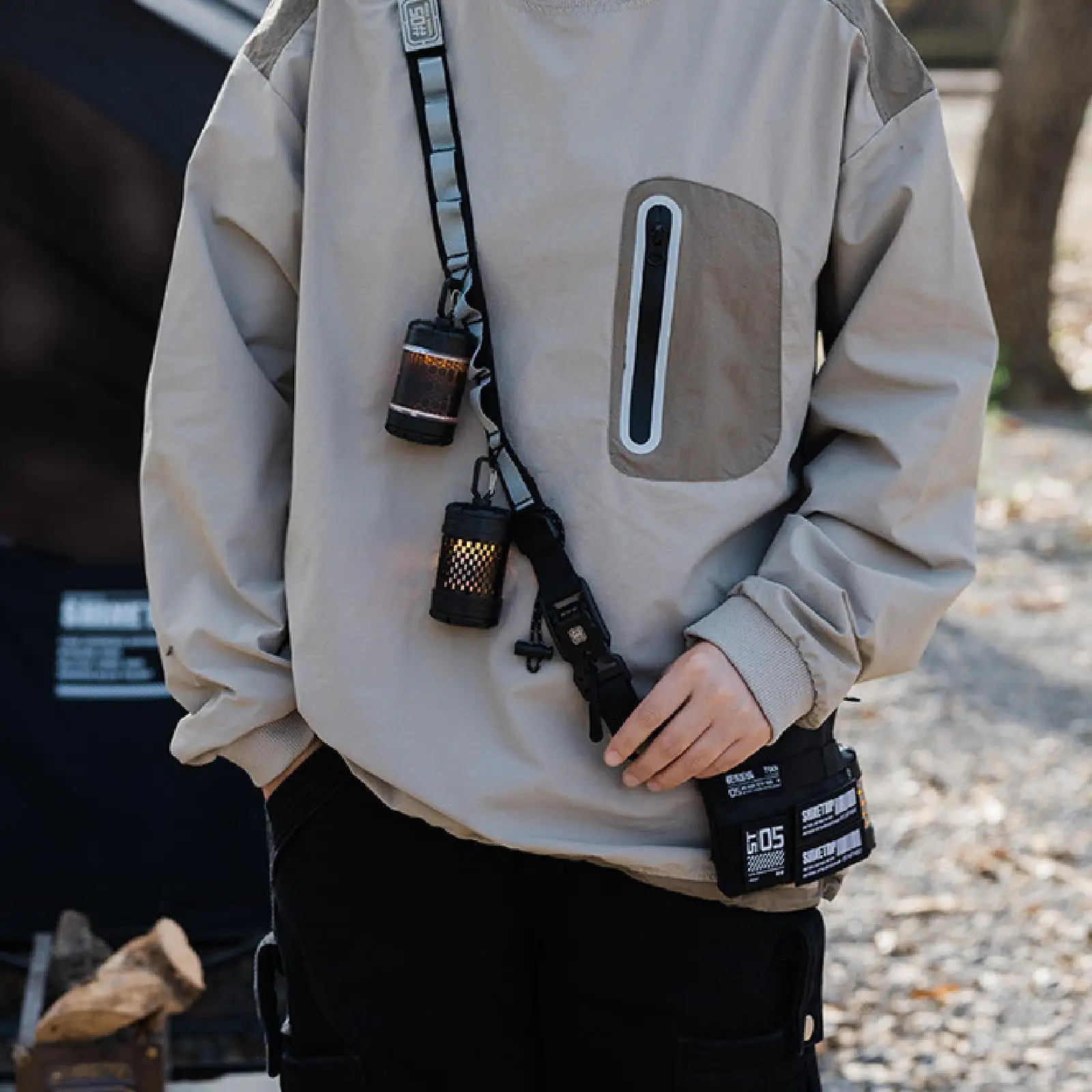 

Hanging Organizer Camping Storage Strap with Loops for Camping Set Jogging Mountaineering Travel Hanging Your Camping Gear