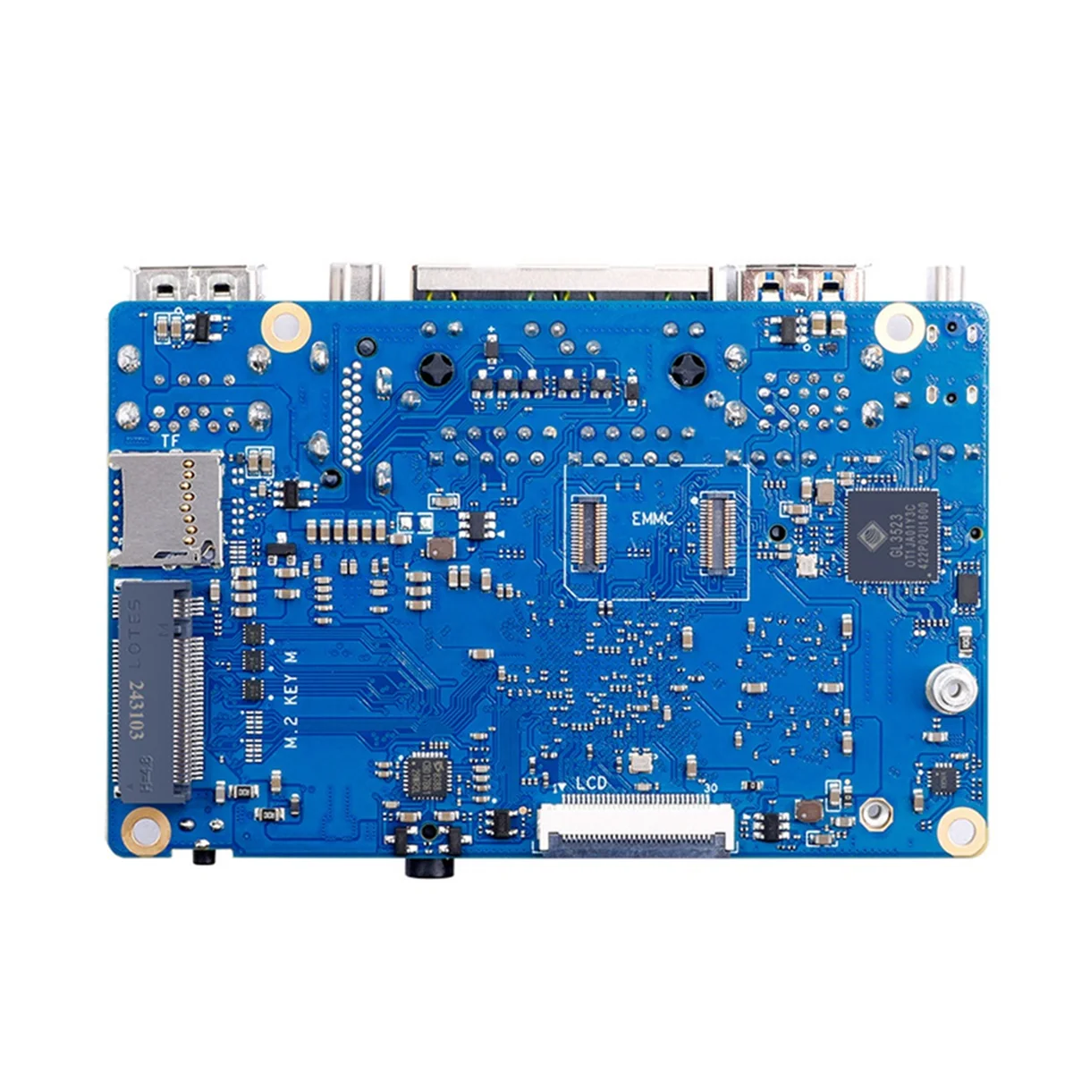 لك ل Orange Pi RV2 كمبيوتر لوحي واحد DDR4 8-Core RISC-V 2TOPS AI CPU WiFi BT5.0 BLE M2 PCIE SSD كمبيوتر صغير 4G