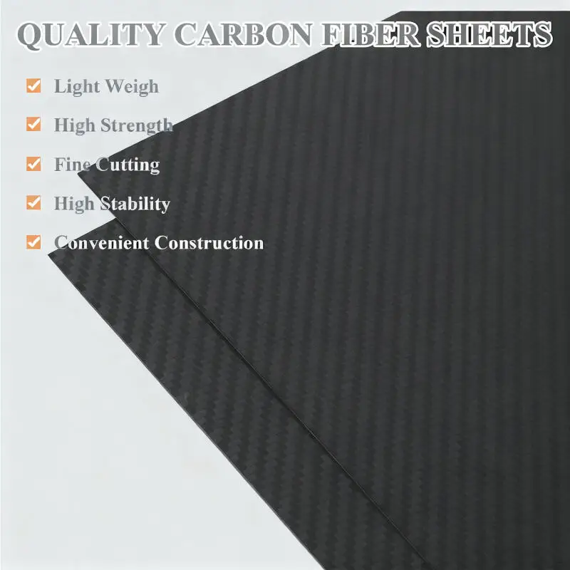 1PCS 200X300Mm 3K C…