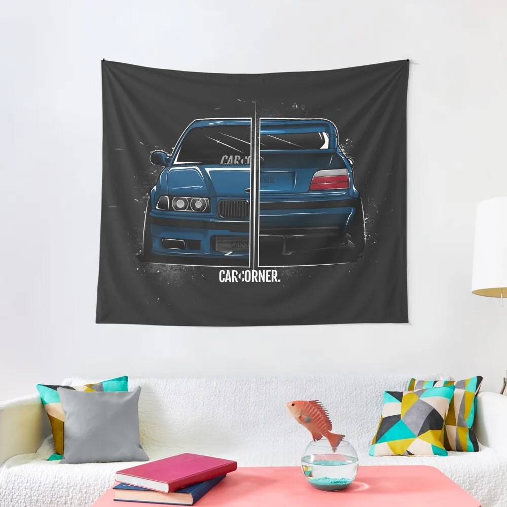 E36 M3 Stanced Tapestry Home Decor