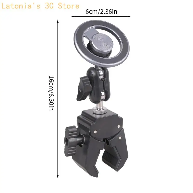 Verstellbarer magnetischer Telefonständer für Lenker-Fitnessgeräte und Kinderwagen X3UB – Detail 6