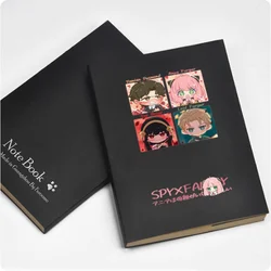 Cuaderno escolar de Anime para niños, Agenda de papel, planificador, cuaderno de bocetos, regalo, Anya Forger, familia espía, 2425