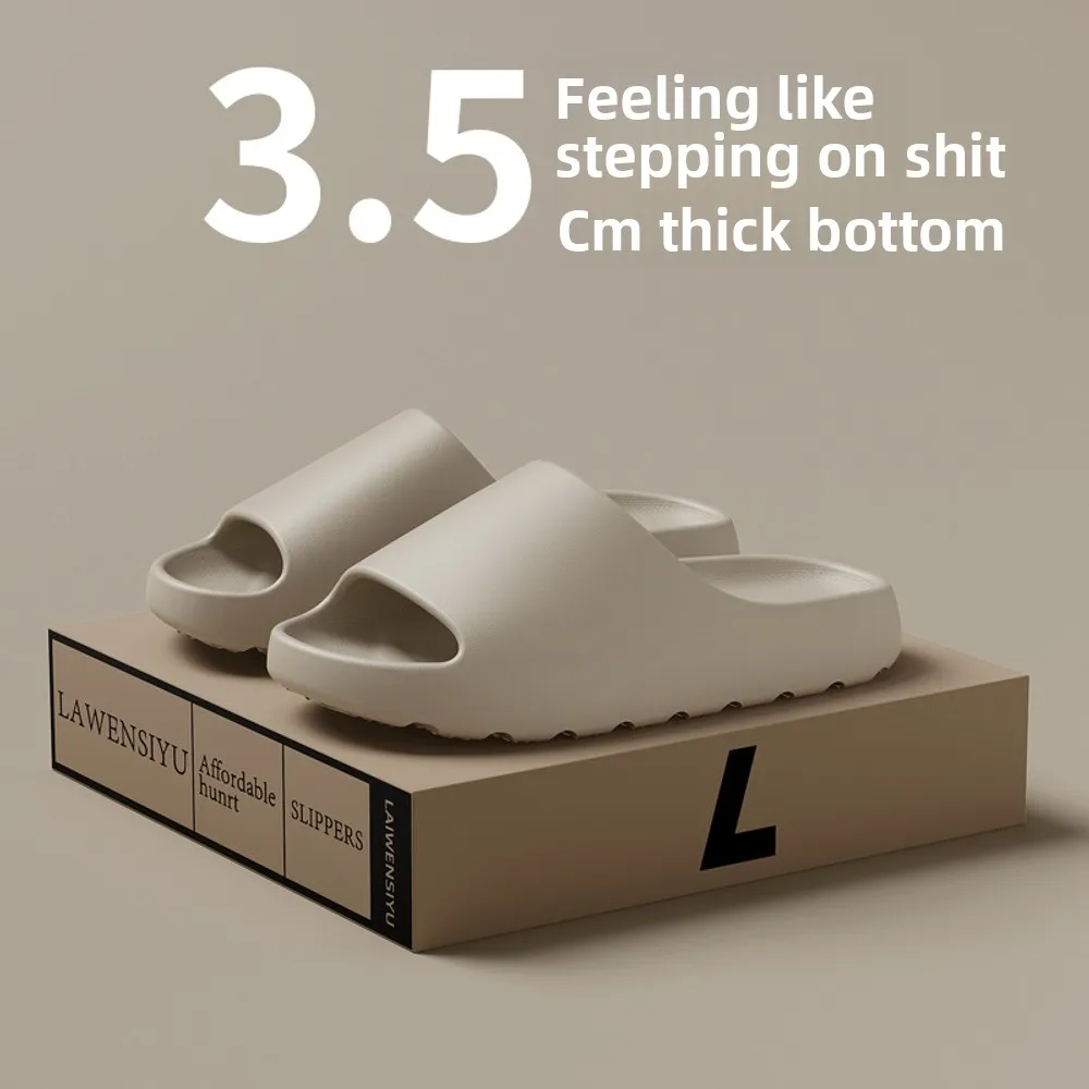 

2026 Coconut Slippers Cloud Thick-soled Sandals Summer Fashion Soft Bottom Beach Men Slippers Women's Sandals Eva Slides