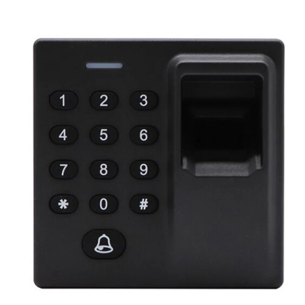 

Mini Biometric Fingerprint Access Control Standalone Door Controller Keypad Fingerprin and 125Khz RFID Card Door Entry Lock D1-j