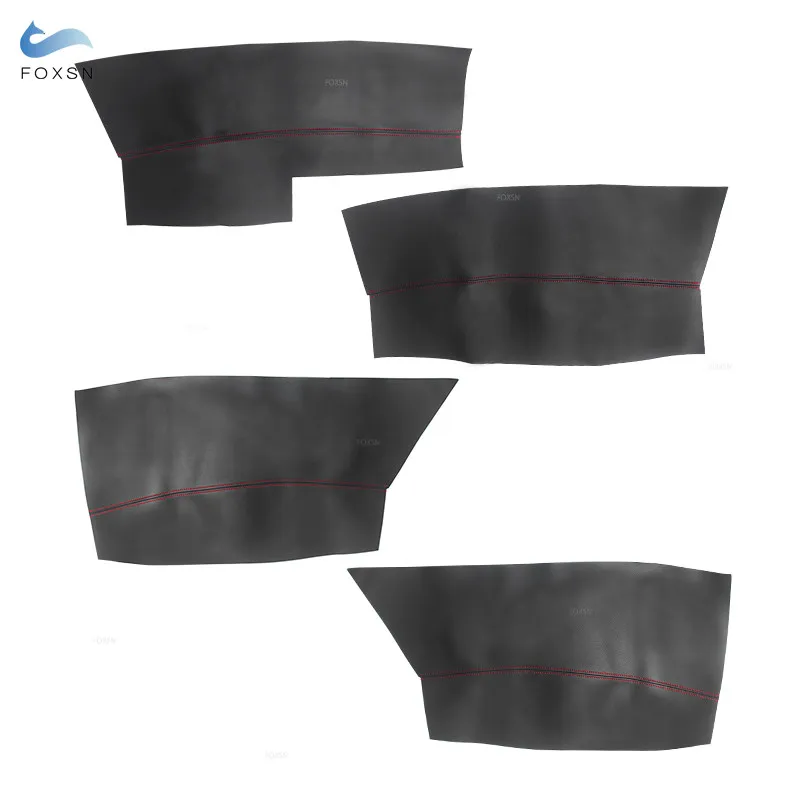 4pcs Car Interior Door Armrest Panel Microfiber Leather Cover For Buick Excelle 2003-2007 For Chevrolet Optra Lacetti 2004 2005