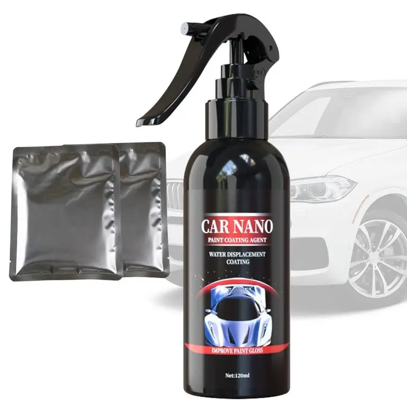 Car Coating Agent Nano Spray Car Scratch Repair Nano Spray Car Refurbish Agent Fast-Acting Coating Spray With Scratch Cloth For