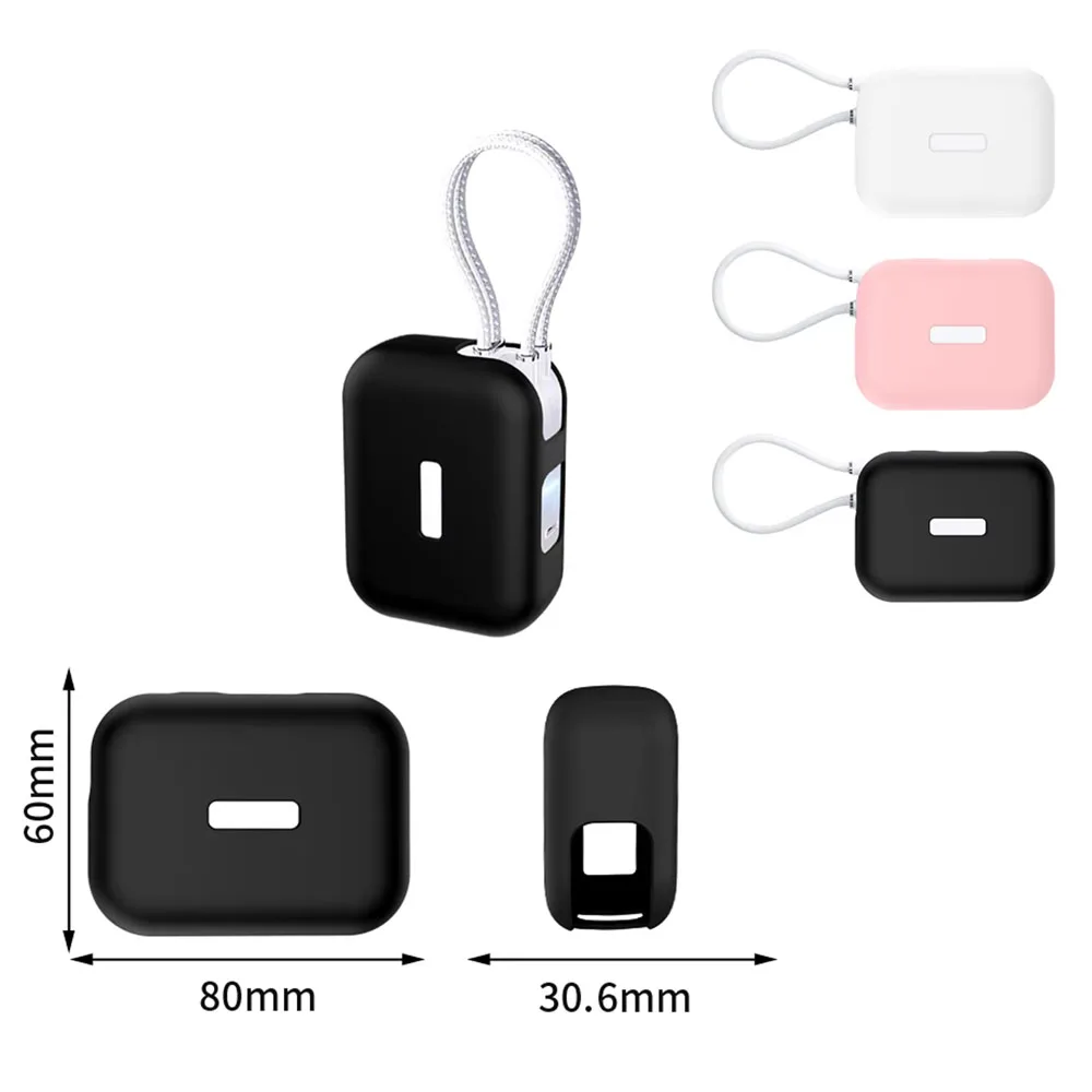 

for TORRAS Power Bank 45W Silicone Case for TORRAS EasyGo Power Bank 45W 10000mAh Full-Body Protective Cover White Pink Black