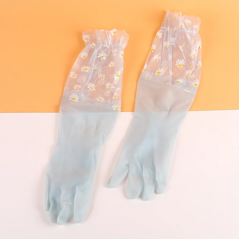 قفازات تنظيف المنزل مقاوم للماء ، قفازات غسل الصحون للمطبخ المنزلية