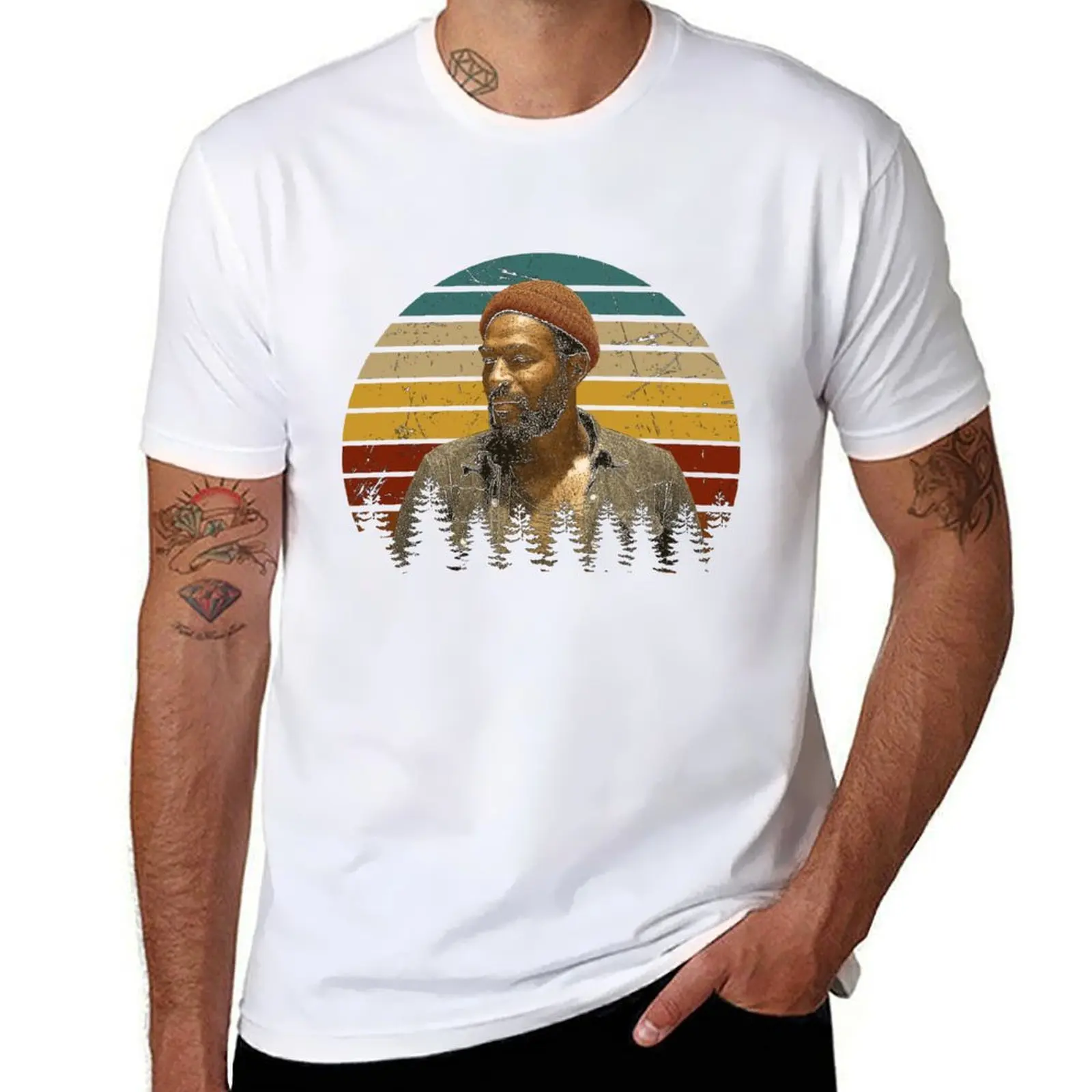 

Day Gift for Marvin Gaye T-Shirt black cotton t-shirt plain for man package man t shirt cotton anime t shirts oversize T-Shirt