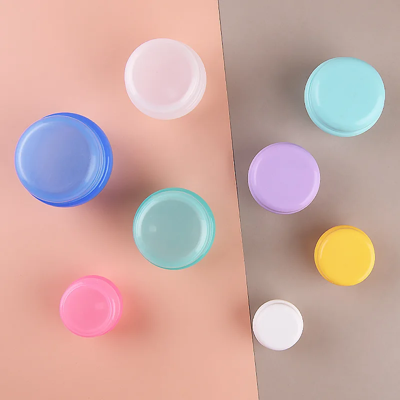 

30pcs 5g 10g 20g 30g Mini Empty Jar Pots Cosmetic Makeup Inner Lid Face Cream Lip Balm Container My Refillable Bottles