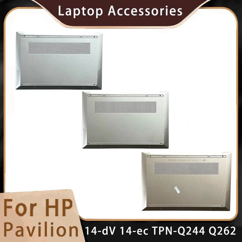 

New For HP Pavilion 14-dV 14-ec TPN-Q244 Q262 ;Replacemen Laptop Accessories Bottom Silvery Pink Gold D Cover