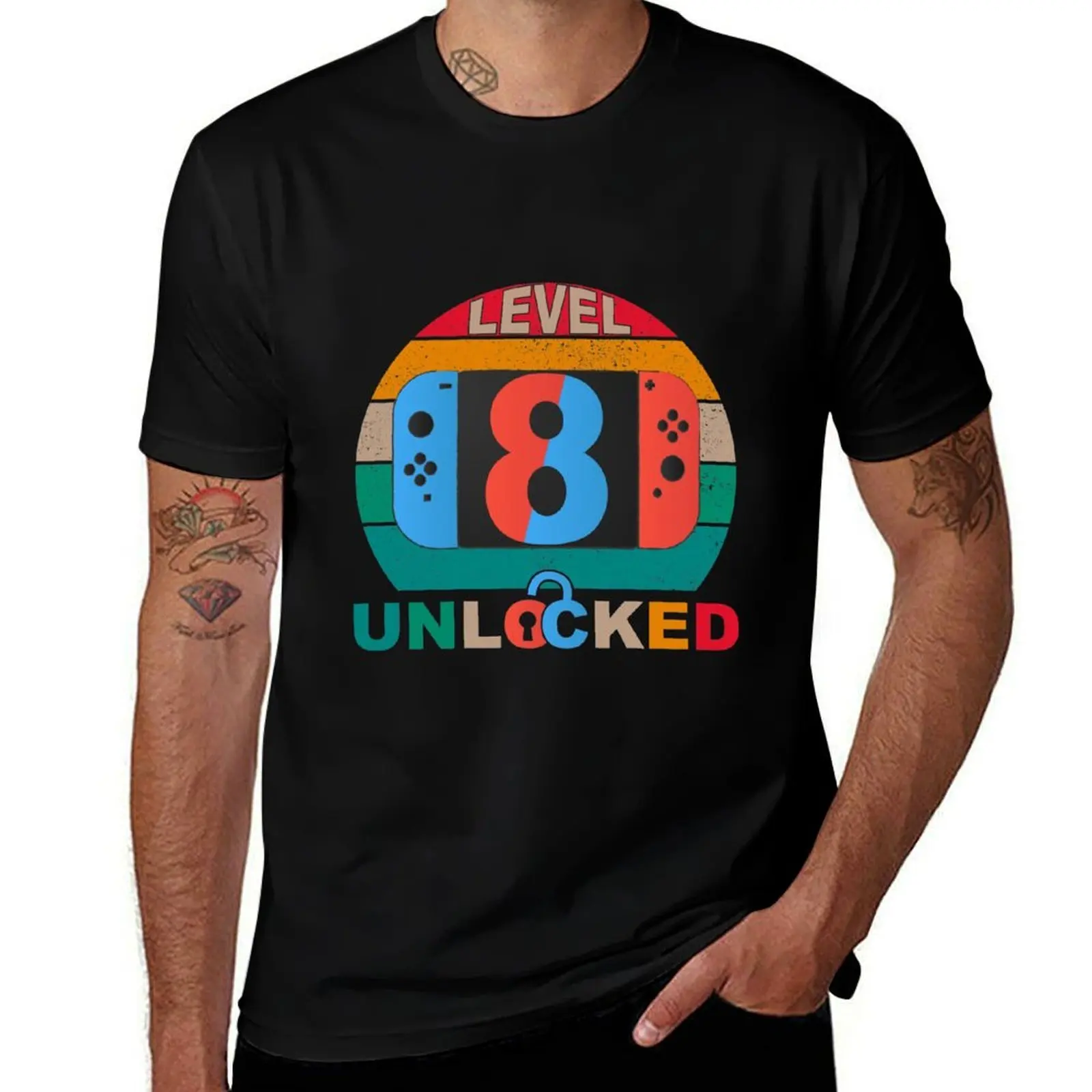 

Level 8 Unlocked ,Gaming birthday, video game birthday, 8th Birthday,Gamer Kids Birthday Gift For Boys And Girls T-Shirt