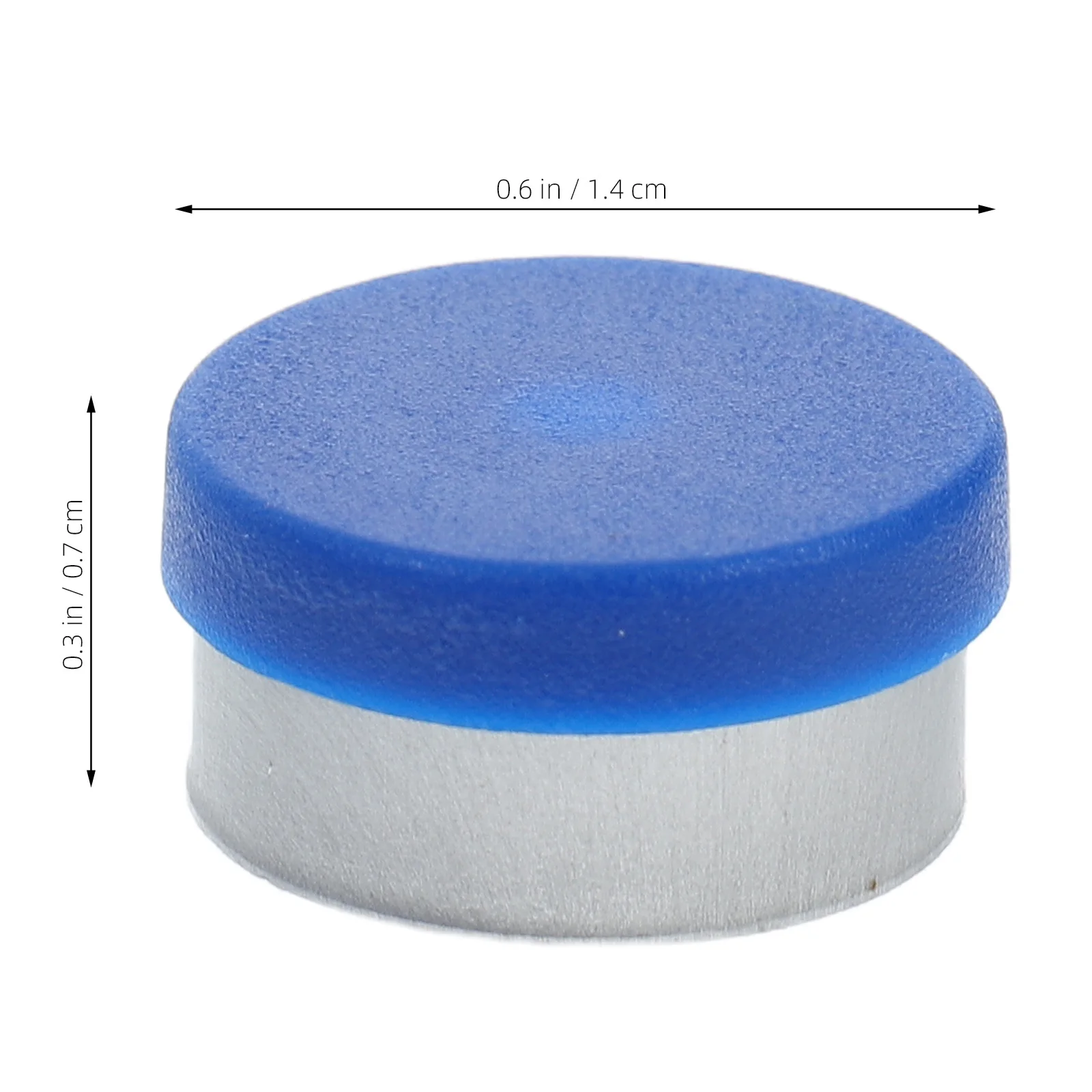 200 قطعة قبعات علوية قابلة للطي لعينة الجرار غطاء عازل آمن لقوارير مساحة الرأس غطاء ألومنيوم بلاستيكي مقاوم للمواد الكيميائية