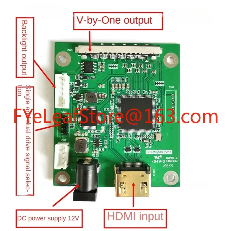 

HDMI2.0 to V-by-One Hdmi 4k60hz to VBO Vbyone Supports 4K60HZ