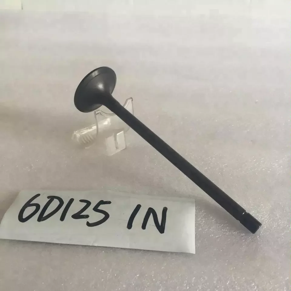 

exhaust valve 6150-42-4210 valve guide 6150-12-1370 PC400-7 PC450-7 SA6D125E 6D125 excavator engine intake valve 6150-42-4110