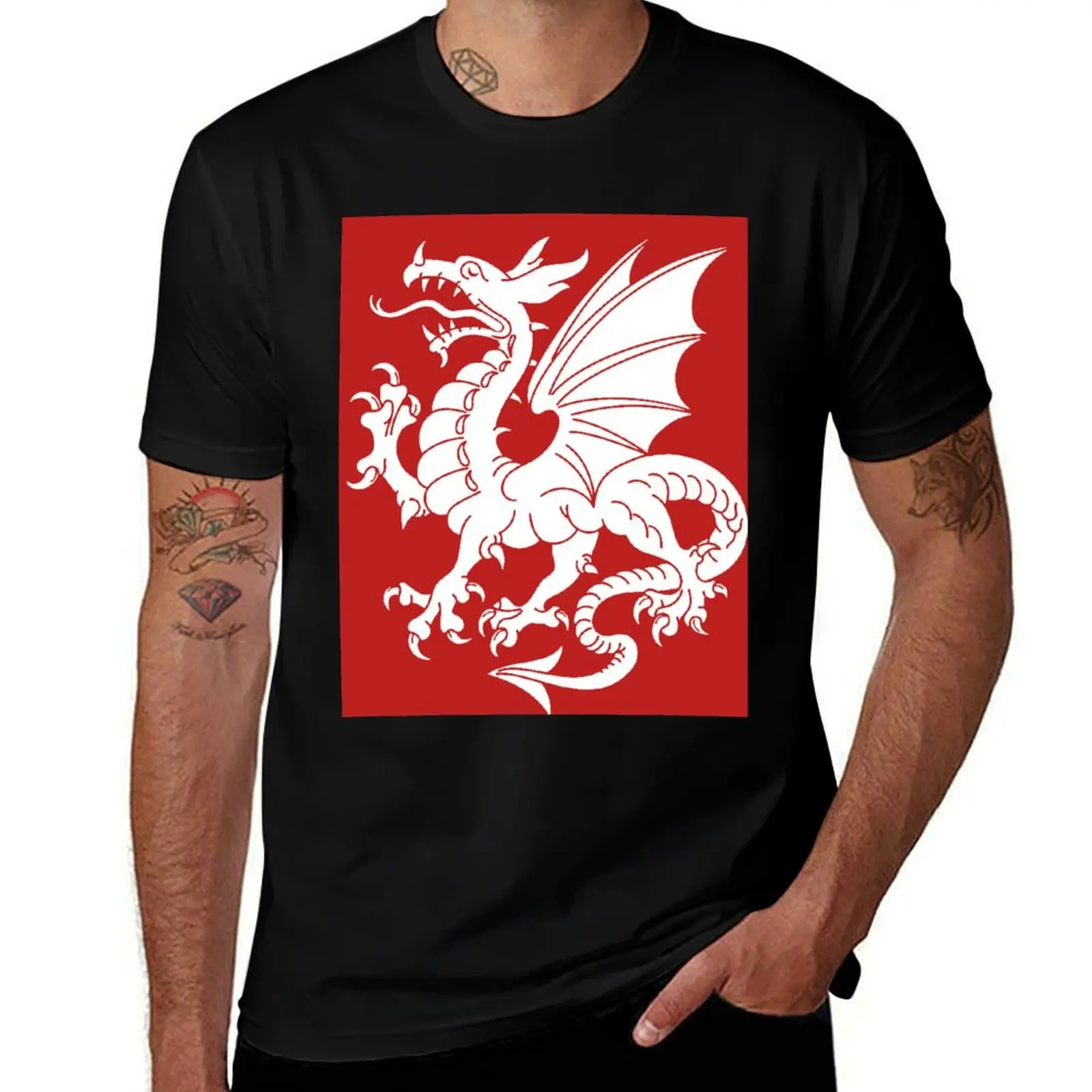 Copy of Anglo Saxon Flag T-Shirt Urban Style Print T-Shirt