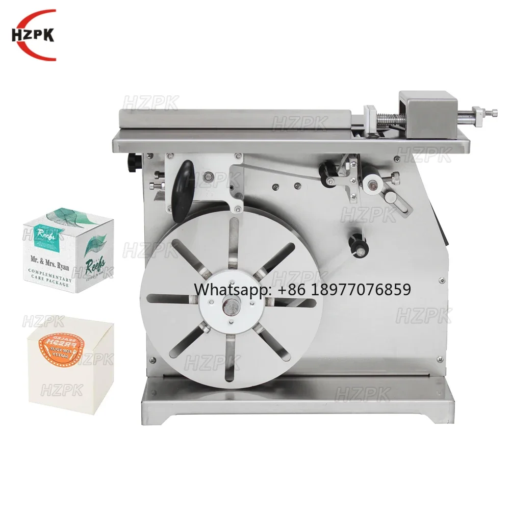Single Side Carton Box Flat Corner Tamper Proof Label Applicator Semi Automatic Sealing Labeling Machine