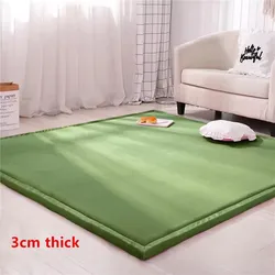 Latest Japanese Style 3CM Thickening Coral Fleece Velvet Mattress Camel Bed Mattress Living Room Tatami Carpet Baby Crawling Mat