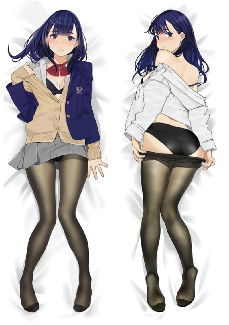 Zhonghong Youya Dakimakura Anime Pillow Case Throw Long Pillow Cover Bedding Hugging Body Double-sided Pillowcase