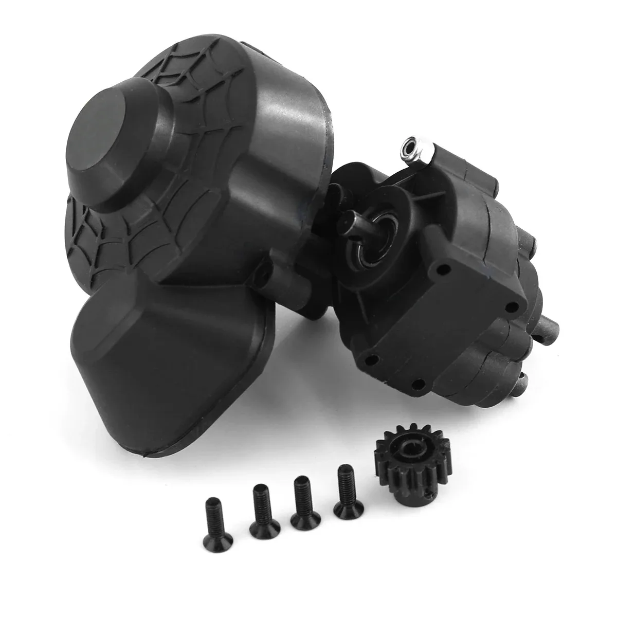 Reverse and Forward Center Gearbox Transmission Box with Gear for 1/10 RC Crawler Car Axial SCX10 II 90046 Upgrade Parts