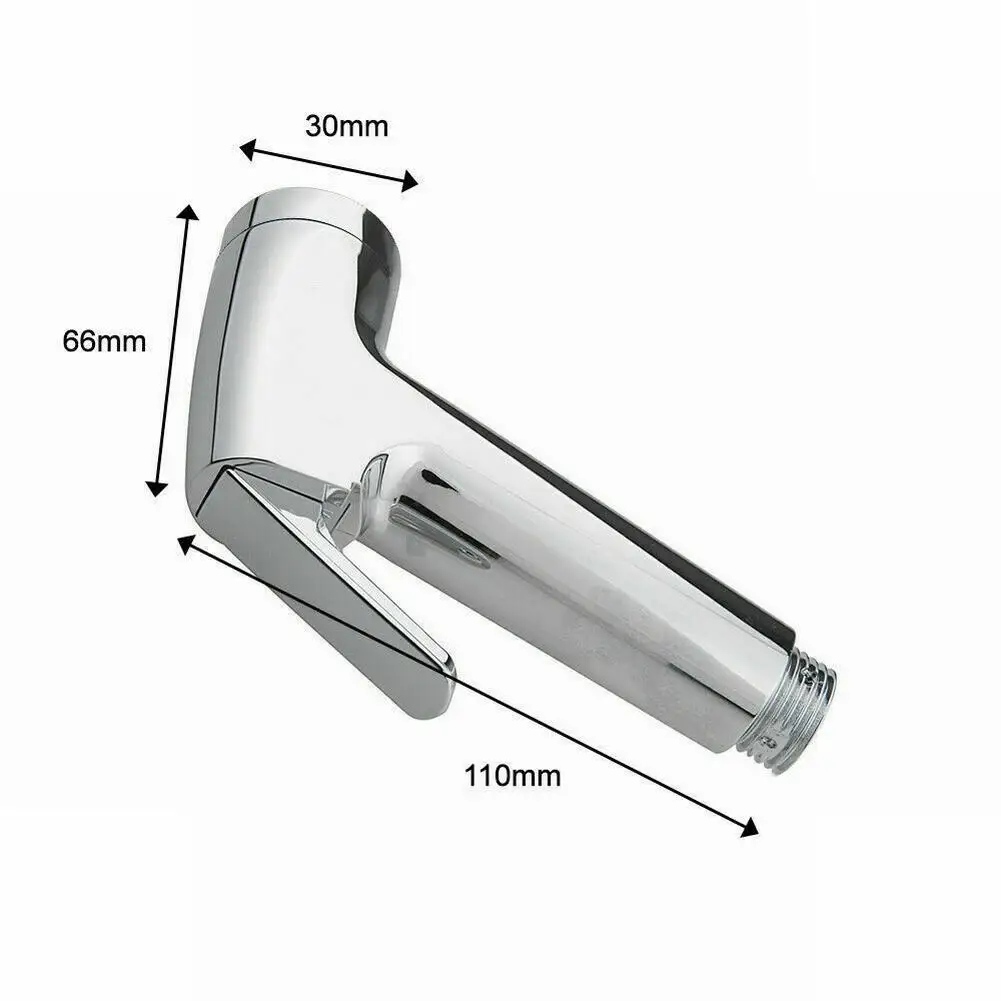 

Spray Bidet Spray Practical Shattaf Shower Toilet Douche 110*66*30mm ABS Bidet Head For Muslim Sanitary G1/2\" Spray