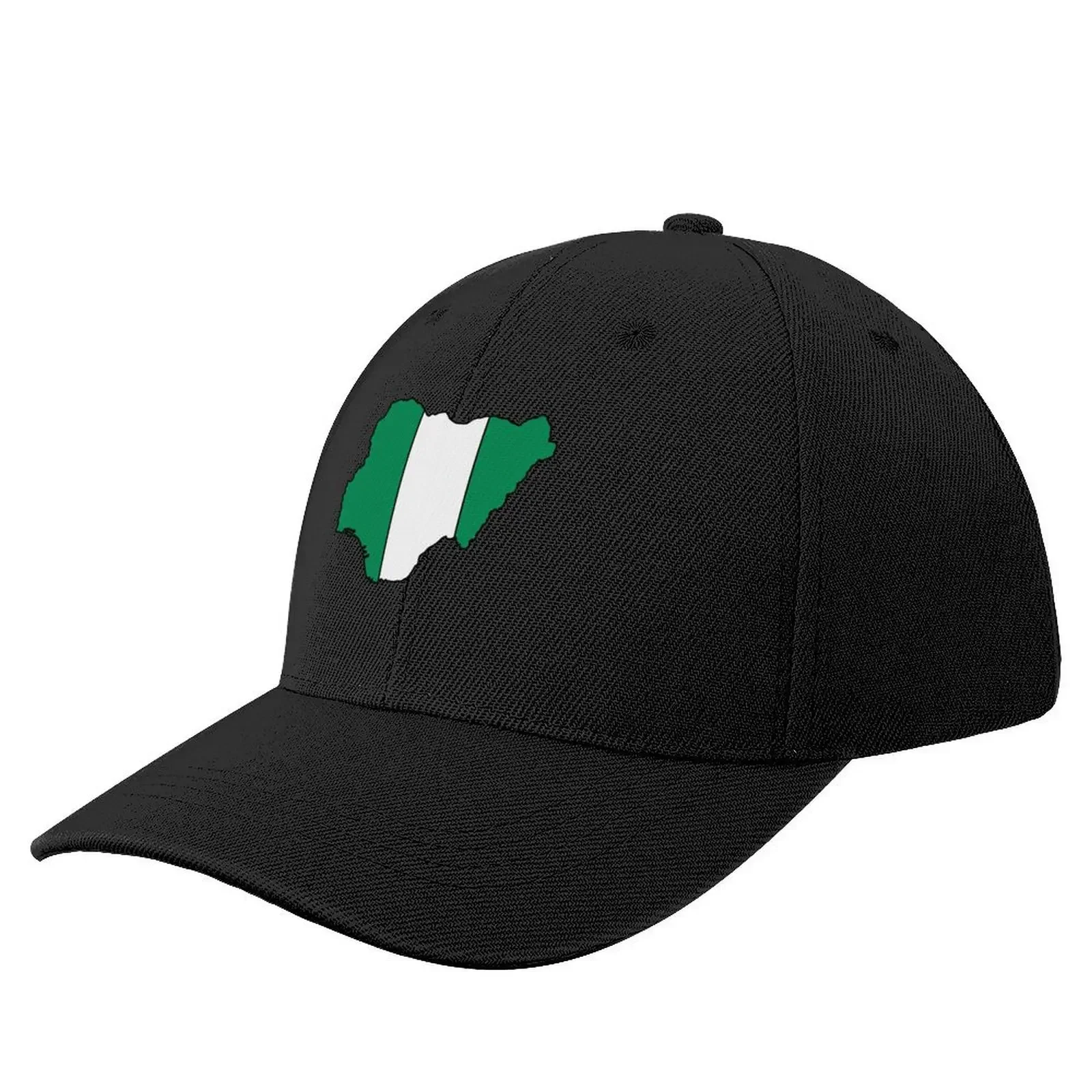 

Nigeria country shape flag Baseball Cap Designer Hat fishing hat For Women Men's