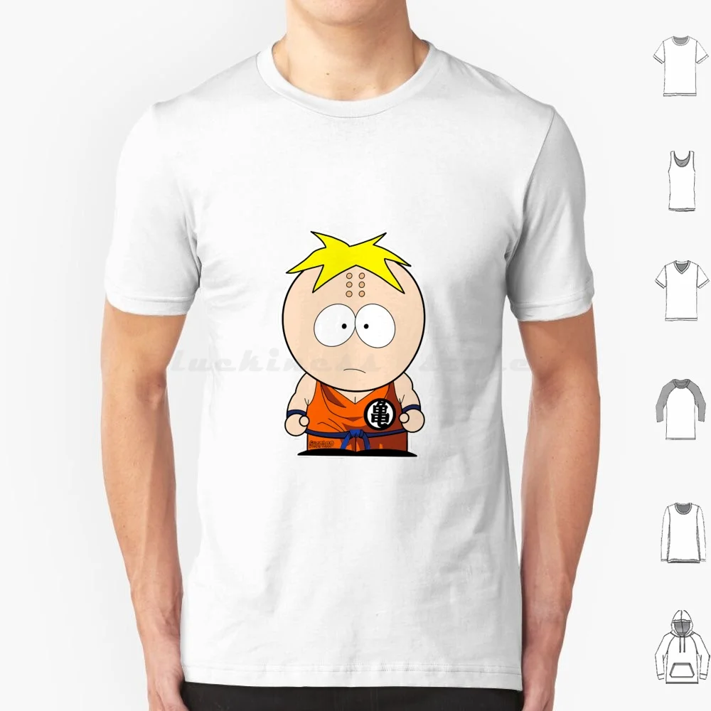 Krilin Stotch-Camiseta de algodón para hombre y mujer, camisa con estampado divertido de Cartman, Travis, Eric, Cartman, Park, Tony South, dibujos animados, Stan Marsh