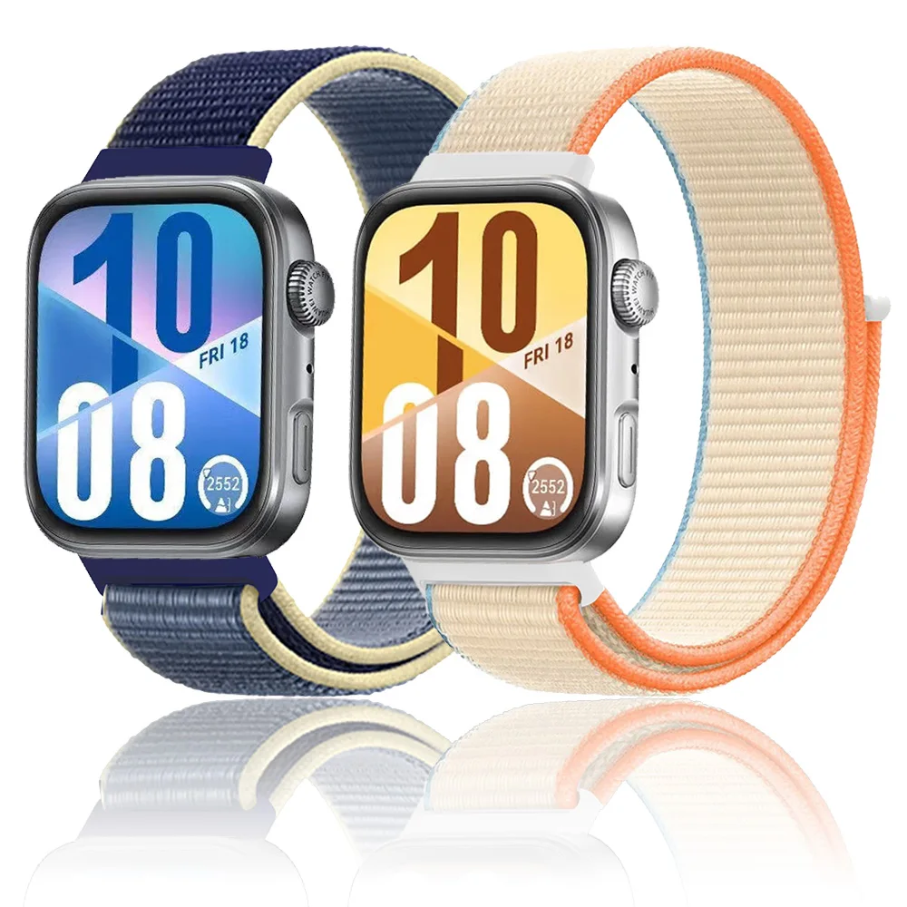 Nylonarmband für Huawei Watch Fit 3/4/4 Pro, gewebtes Sportarmband, austauschbares Armband, Correa für Huawei Watch Fit 4Pro, Zubehör