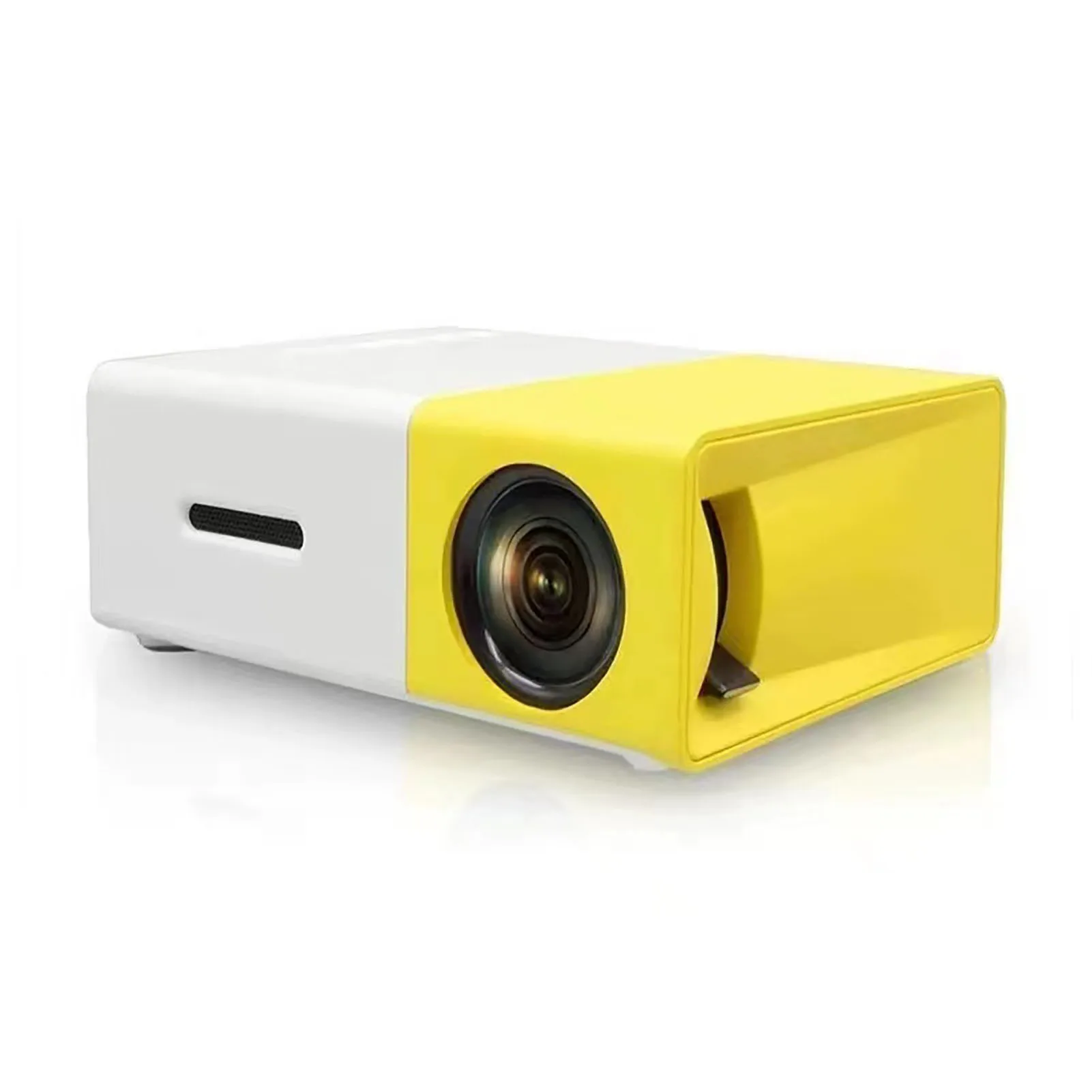 

Mini 1080P HD Projector Support US/EU Plug Type Options & 23 Languages for Home Theater Headphone Speaker