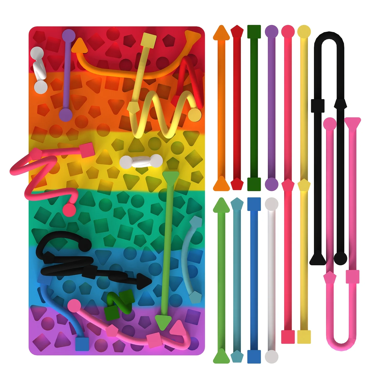 Sensory Activity Board - Geometric Shape Relax Board, Relax Board Suitable