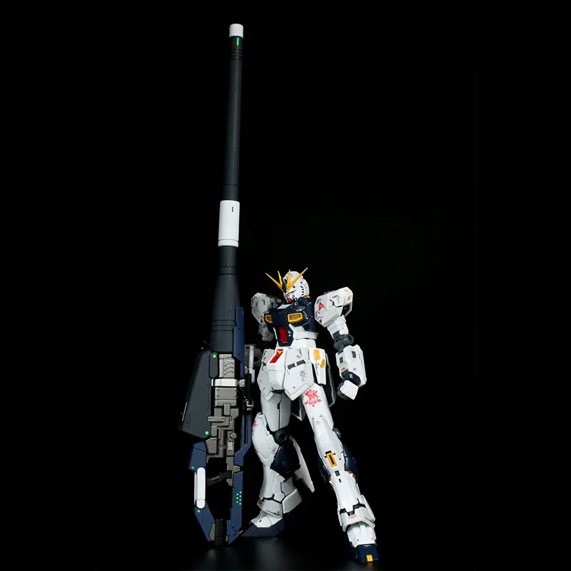 Gundam Model Kit Anime Figure EW RG 1/144 Hyper Mega Bazooka Launcher for Hi ν Funnel Anime Action Figure Toys for Children