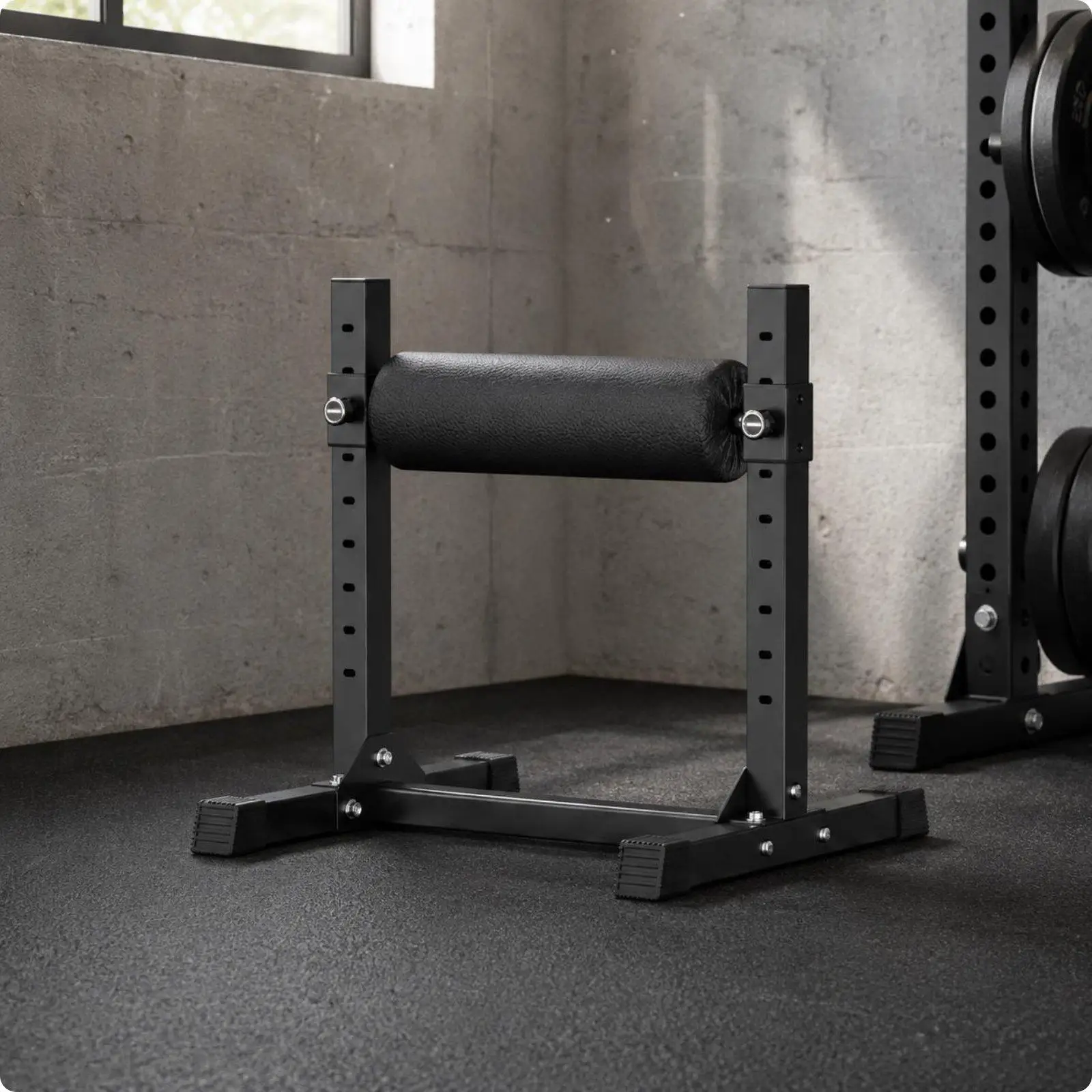 Bulgarian Split Squat Stand 9 Leveling Adjustment Single Leg Training Rack Adjustable Height Split Squat Support Bench for Home